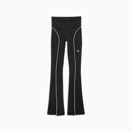 Pantalon évasé à taille haute CLOUDSPUN Femme, PUMA Black, small