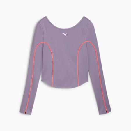 CLOUDSPUN Long Sleeve Top Women, Pale Plum, small-PHL