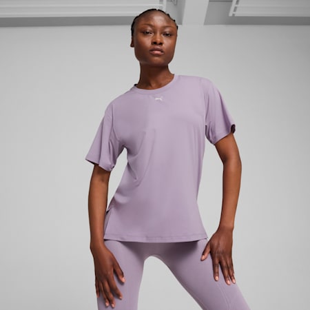 CLOUDSPUN T-Shirt Damen, Pale Plum, small