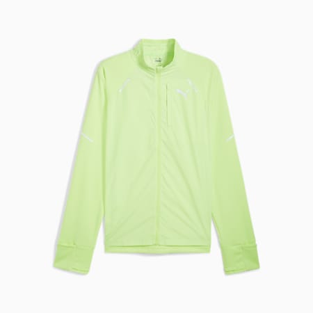 Veste polaire PUMA RUN Grid Homme, Fizzy Apple, small-DFA