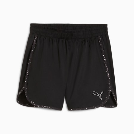 INTERGALACTIC High-Waist 4" Shorts Women, PUMA Black, small