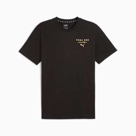 PUMA Run Club Men's Tee, PUMA Black, small-AUS