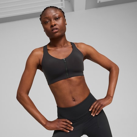 PWR SHAPELUXE Training Bra, PUMA Black, small