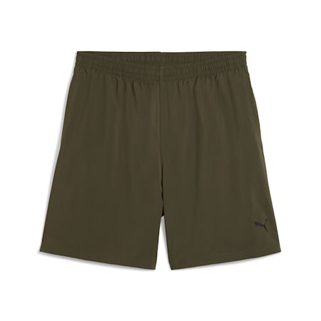 TRAIN FAV Blaster 7" Men's Shorts, Dark Olive, small-AUS