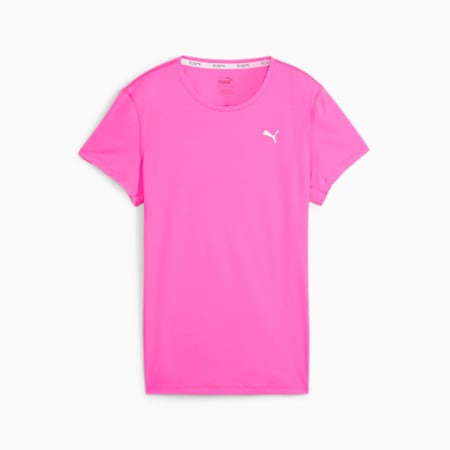 RUN FAVORITE Velocity Tee Women, Poison Pink, small-SEA