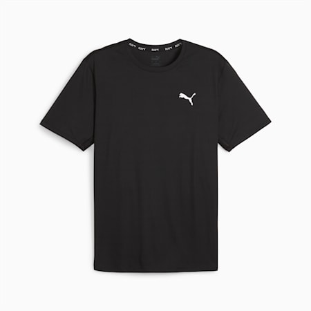 Kaos Pria Logo Active Small, PUMA Black, small-IDN