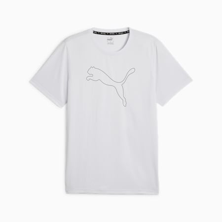 Performance Cat Training Tee Men, Silver Mist, small-SEA