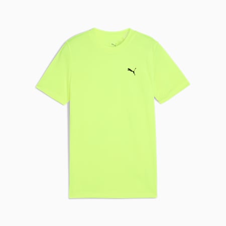 Train All Day Essentials Youth Tee Yellow Alert PUMA Shoes PUMA