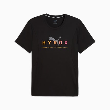 PUMA x HYROX Always Clouds Tee Men, PUMA Black, small-AUS