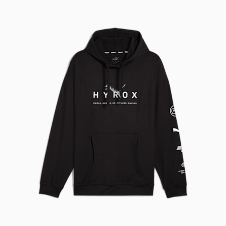 PUMA x HYROX Studio Hoodie Men, PUMA Black, small