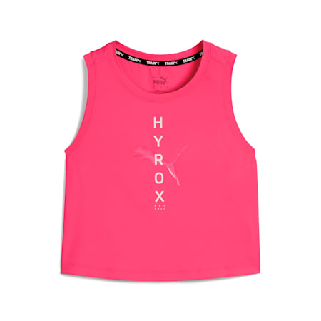 PUMA x HYROX CLOUDSPUN Tank Women, Sunset Glow, small-AUS