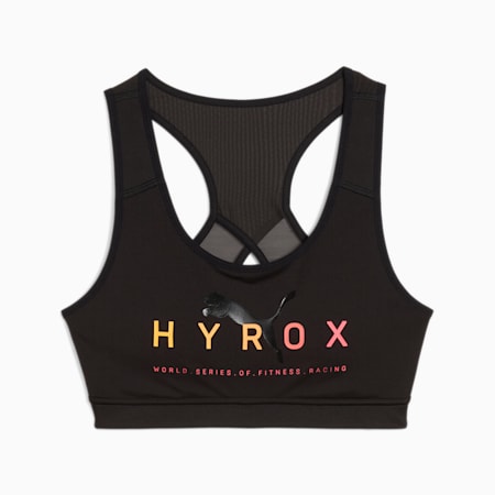 Brassière de running 4Keeps HYROX x PUMA Femme, PUMA Black, small