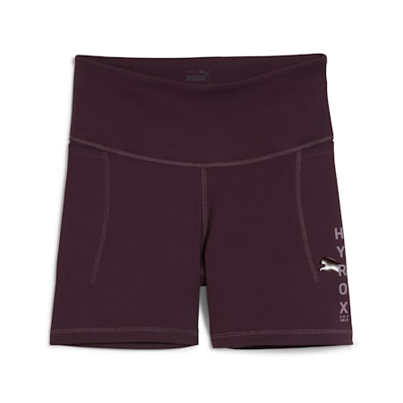 PUMA x HYROX CLOUDSPUN 5" Shorts Women, Midnight Plum, small-AUS