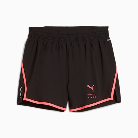 PUMA x HYROX Run Velo 4" Shorts Damen, PUMA Black, small