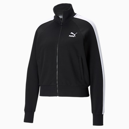 Iconic T7 Track Jacket Women, Puma Black, small-DFA