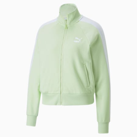 Iconic T7 Women's Track Jacket, Pistachio, small-IND