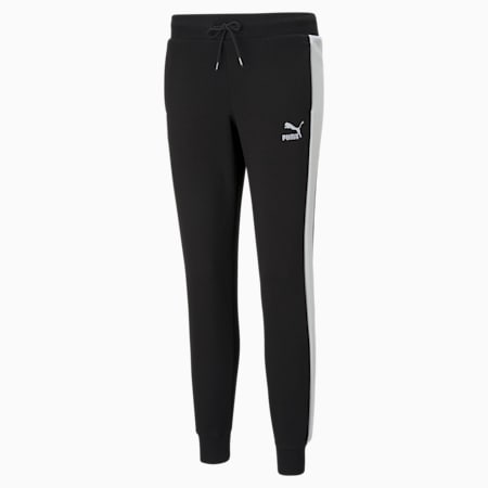 Pantalon de survêtement Iconic T7 Femme, Puma Black, small-DFA