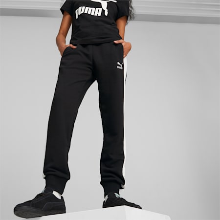 Iconic T7 Women's Track Pants, Puma Black, small-AUS
