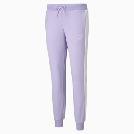 Damskie spodnie dresowe Iconic T7, Light Lavender, small