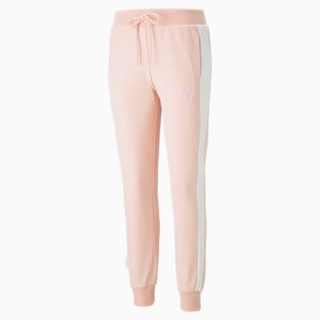 Iconic T7 Women's Track Pants, Rose Dust, small-DFA