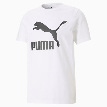 Classics Men's Logo Tee, Puma White, small-SEA