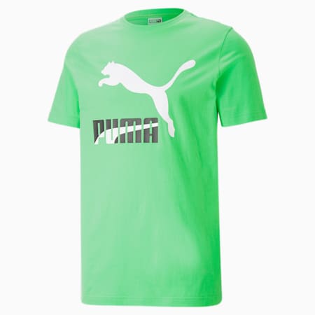 Classics T-shirt met logo heren, Summer Green, small