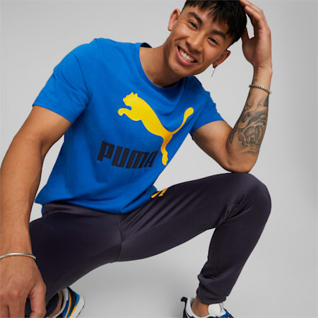 Classics Logo Regular Fit Men's T-Shirt, Puma Royal, small-IND
