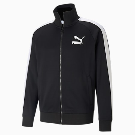 Iconic T7 Men's Track Jacket, Puma Black, small-IND