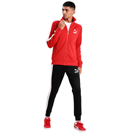 Iconic T7 Men's Track Jacket, High Risk Red, small-IND