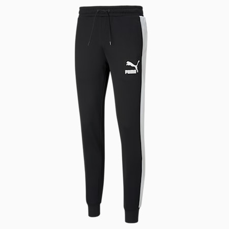 Iconic T7 Men's Track Pants, Puma Black, small-AUS