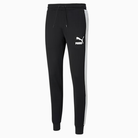 Iconic T7 Men's Track Pants, Puma Black, small-NZL