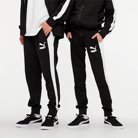 Iconic T7 Men's Track Pants, Puma Black, small-NZL