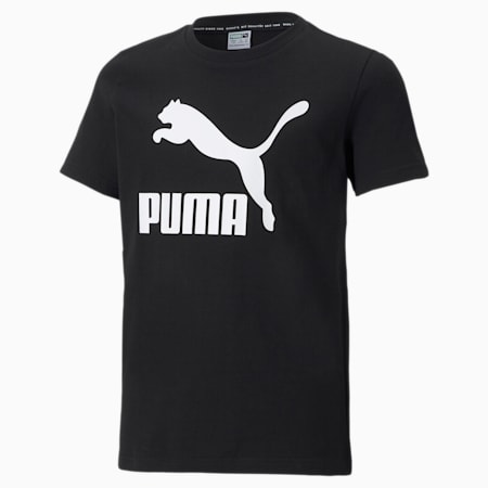 Classics B Boys Tee, Puma Black, small-AUS