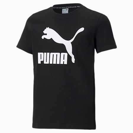 Classics B Tee - Youth 8-16 years, Puma Black, small-AUS
