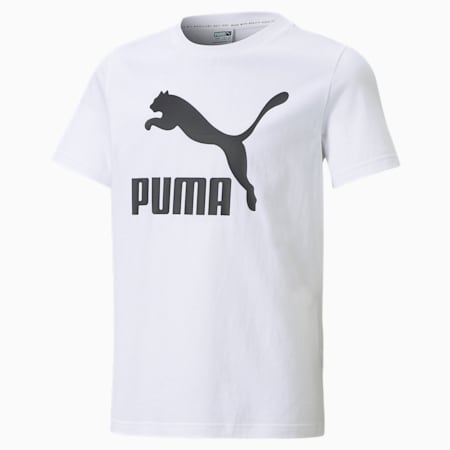 Classics B T-shirt jongeren, Puma White, small