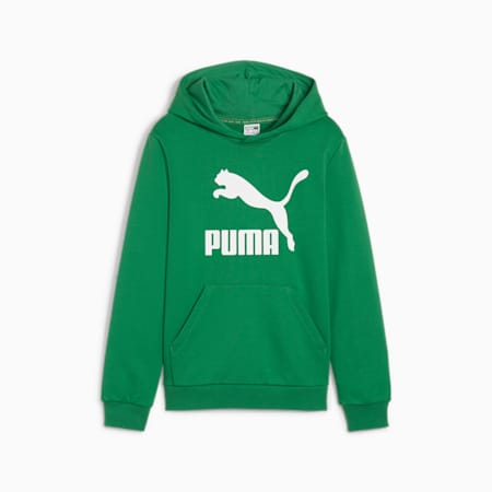 Classics Logo Hoodie - Boys 8-16 years, Archive Green, small-AUS