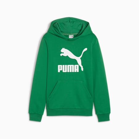 Classics Logo Hoodie Youth, Archive Green, small-AUS