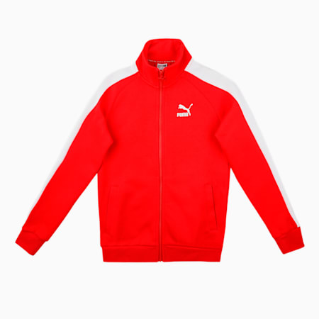 Iconic T7 Unisex Track Jacket, High Risk Red, small-IND