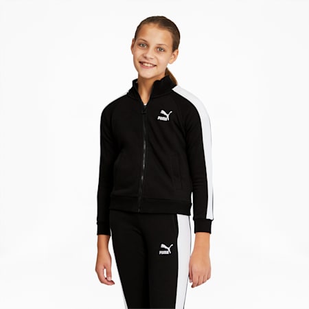 Blouson de survêtement Classics T7 pour enfant, Puma Black, small