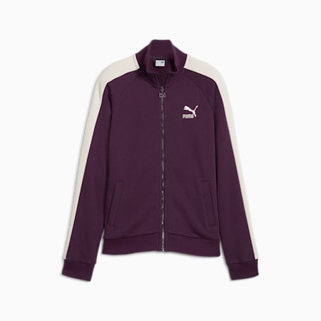 Veste de survêtement Classics T7 Enfant et Adolescent, Midnight Plum, small