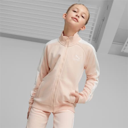 Blouson de survêtement Classics T7 pour enfant, Rose Dust, small