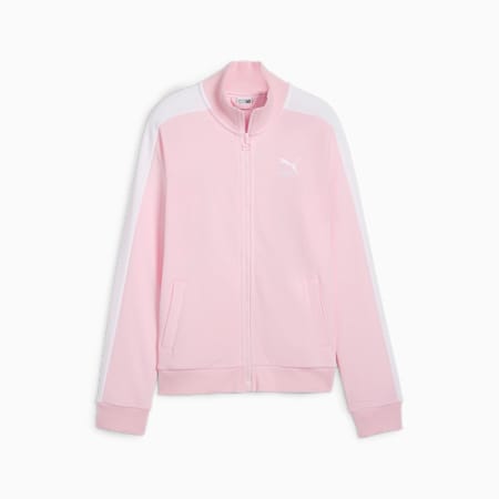 Classics T7 Girls' Track Jacket, Whisp Of Pink, small