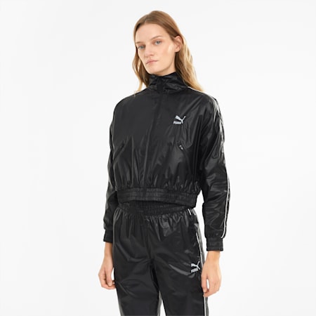 Iconic T7 Woven Women's Track Jacket, Puma Black, small-SEA