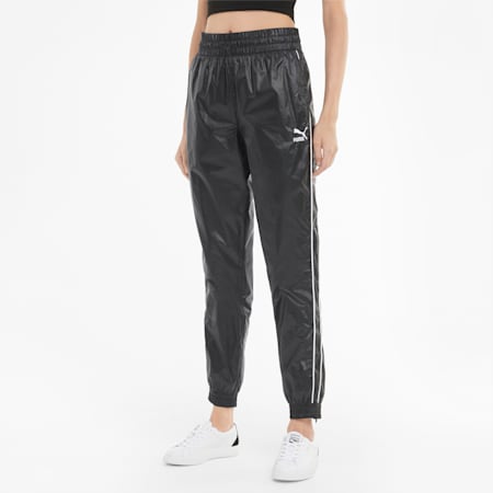 Iconic T7 Woven Women's Track Pants, Puma Black, small-SEA