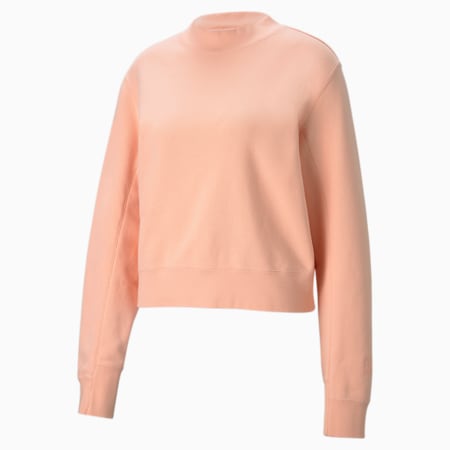 Infuse Women's Crewneck Sweatshirt, Tropical Peach, small-SEA