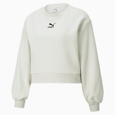 Classics Women s Balloon Sleeve Crew Neck Sweater PUMA Black Friday Preview PUMA