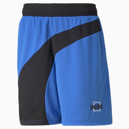 Flare Men's Basketball Shorts, Bluemazing, small