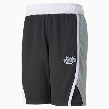 Curl Men's Basketball Shorts, Puma Black, small-AUS