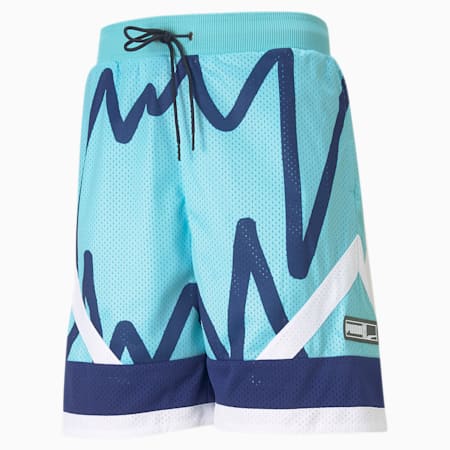 Jaws Mesh Men's Basketball Shorts, Angel Blue, small-IND