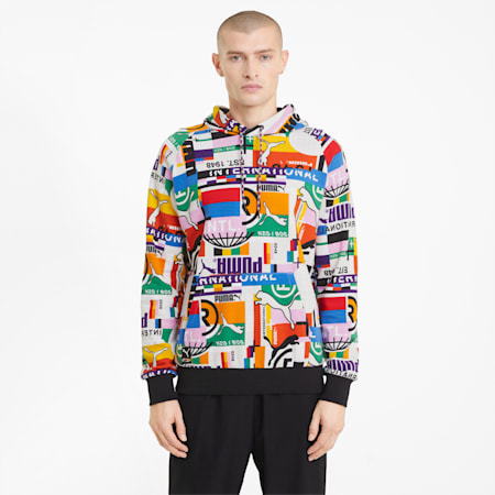 puma full sleeve printed men sweatshirt